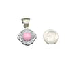 Carolyn Pollack Sterling Silver Rhodochrosite Pendant - Image 2