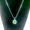 Turquoise Drop Pendant Necklace