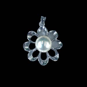 NATURAL SOUTH SEA GENUINE PEACOCK PEARL PENDANT AAA