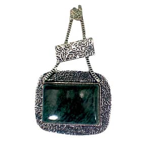 Nephrite Gemstone Handmade Pendant