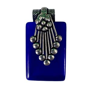 London Blue Topaz Gemstone Handmade Pendant