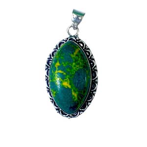 Natural Copper Green Turquoise Gemstone Pendant