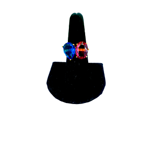 Tanzanite and Quartz Ring