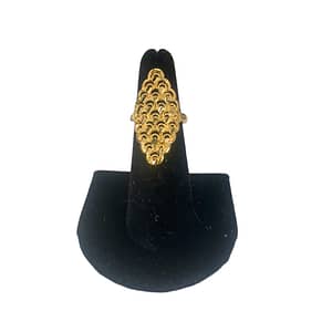 Flower Adjustable Opening Ring