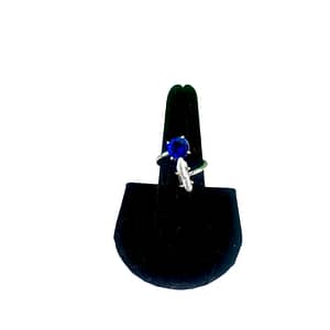 Tanzanite Pearl Gemstone Handmade Ring