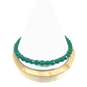 Green Onyx Faceted Beads Bracelet